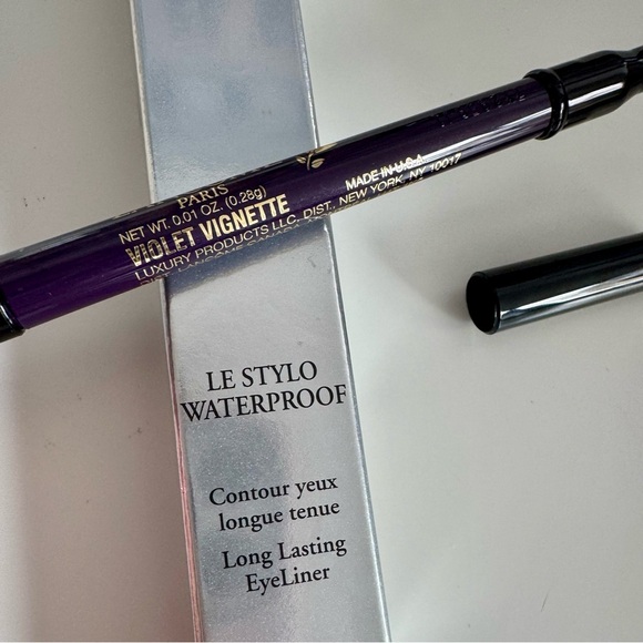 NIB Lancôme Le Stylo Waterproof Eyeliner Discontinued Color “Violet Vignette” - Picture 2 of 6